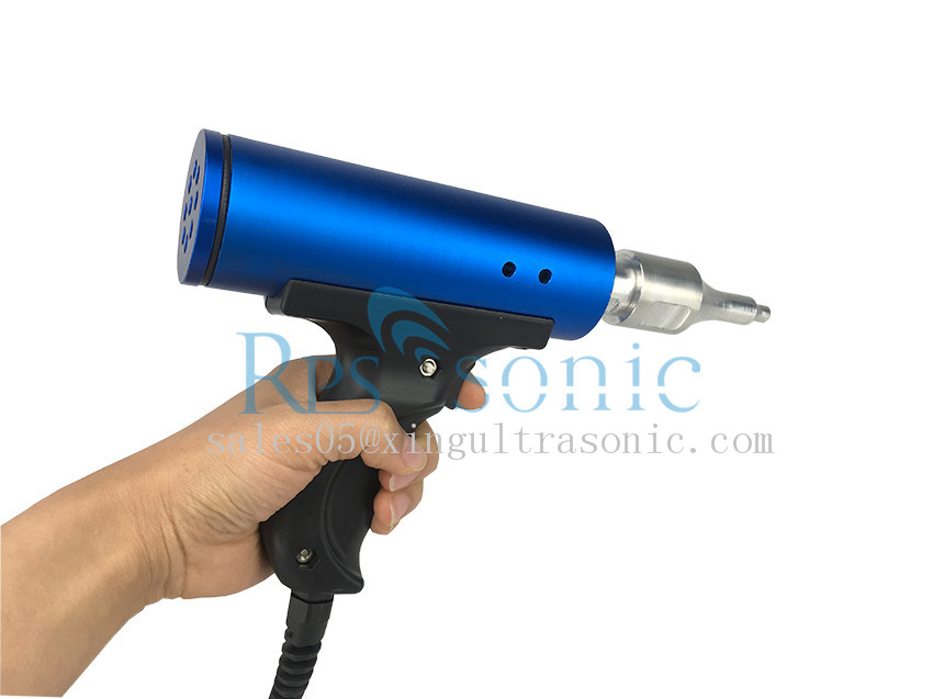 35K Handheld Ultrasonic Spot Welder with Cusomized Welding Horn for Plastic
