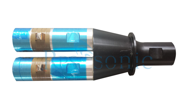 High Power Ultrasonic Transducers with Two Parallel Stacks for Welding 