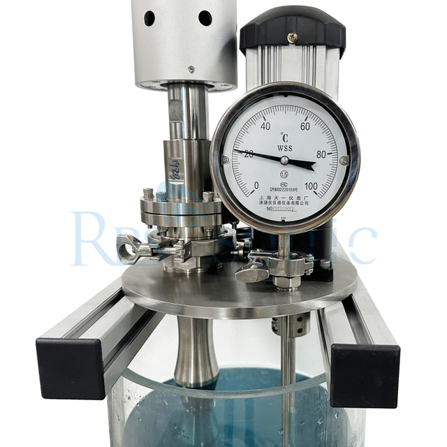 High Amplitude Ultrasonic Homogenizer with Mechanical Stirring for Extracton And Dispersion