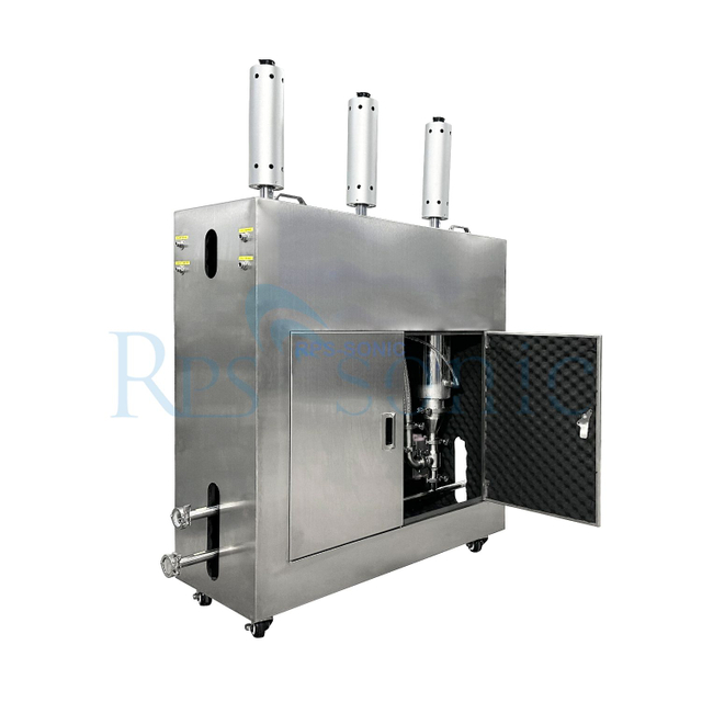 Customized 3000W Ultrasonic Homogenizer Ultrasonic Reactor Mushroom Extraction Herbal Extraction with Flow Cell 