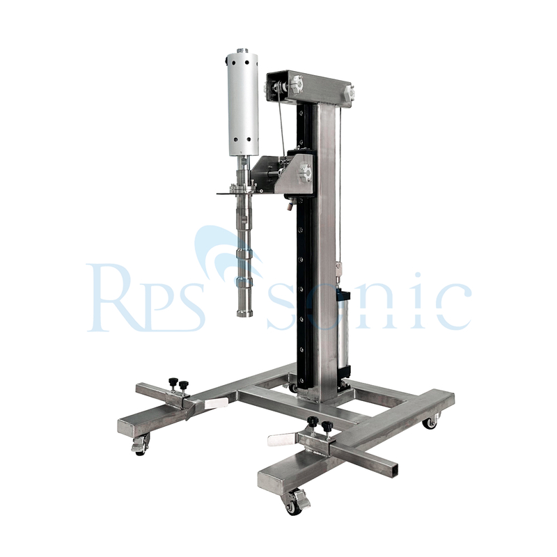 Customized Industrial Ultrasonic Homogenizer Ultrasonic Sonicator Dispersion Machine with Pneumatic Bracket