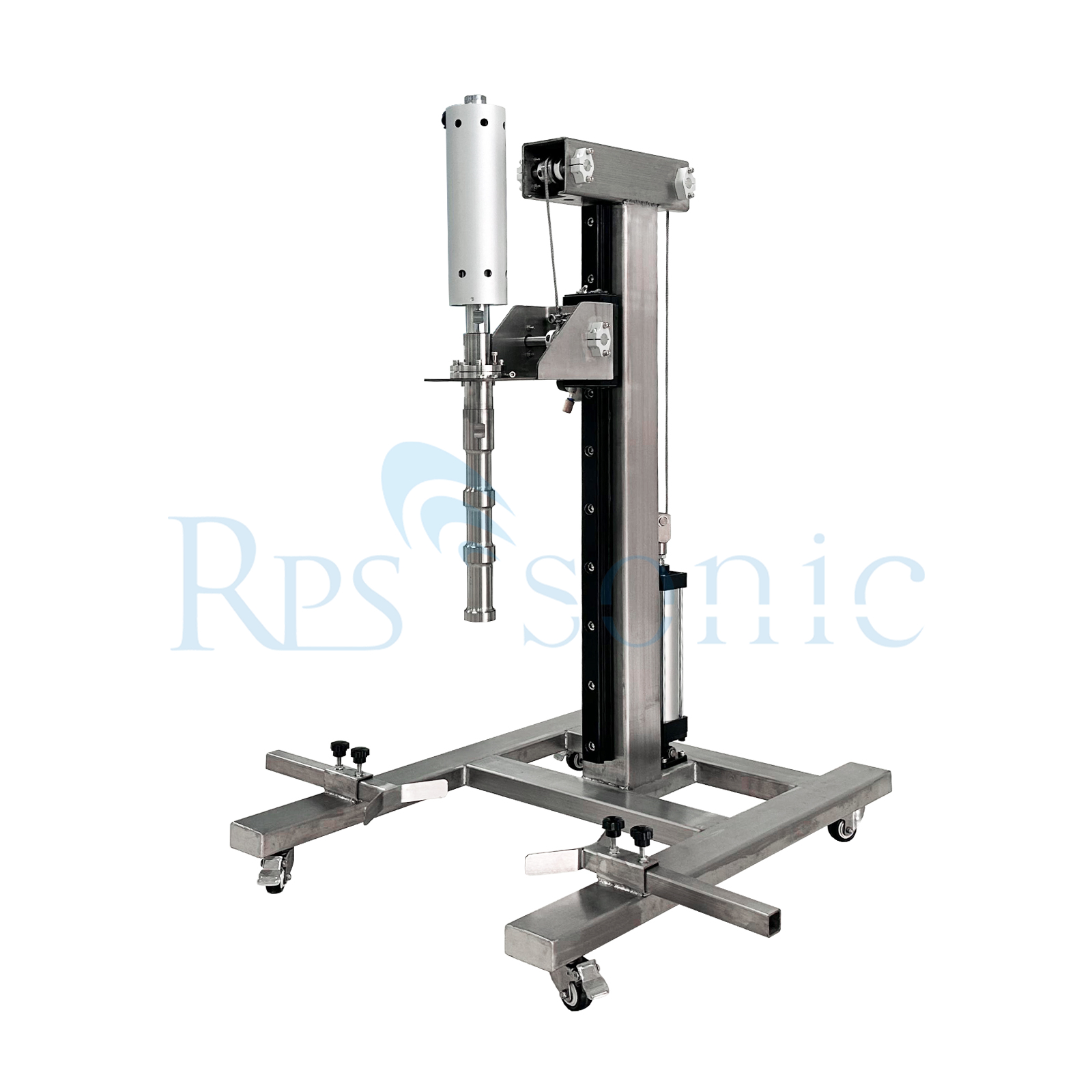 Customized Industrial Ultrasonic Homogenizer Ultrasonic Sonicator Dispersion Machine with Pneumatic Bracket