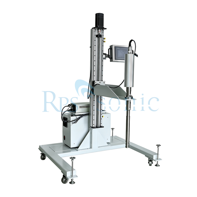 Automatic Ultrasonic Metal Melt Machine for Aluminum Liquid Processing with Adjustable Holder