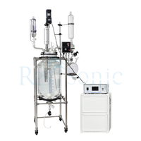 100L Glass Reactor Ultrasonic Mixer Ultrasonic Homogenizer Equipment for Graphene Dispersion