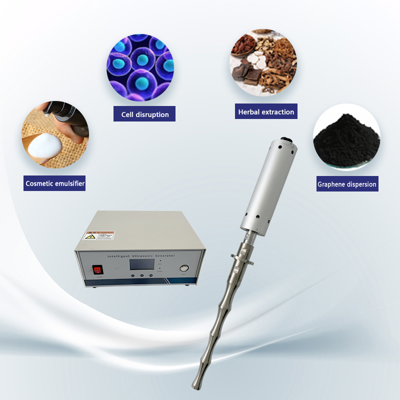 Combined Ultrasonic Homogenizer with Tank And Reactor for Emulsification And Dispersion