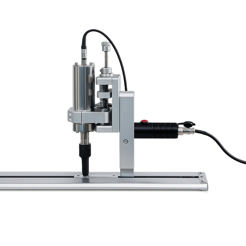 Ultrasonic Sealing And Cutting Cutter with Rail Guide for Blinds, Curtains And Awnings Cutting