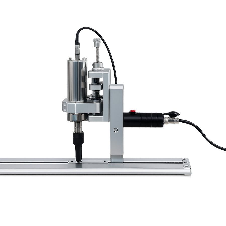 Ultrasonic Sealing And Cutting Cutter with Rail Guide for Blinds, Curtains And Awnings Cutting