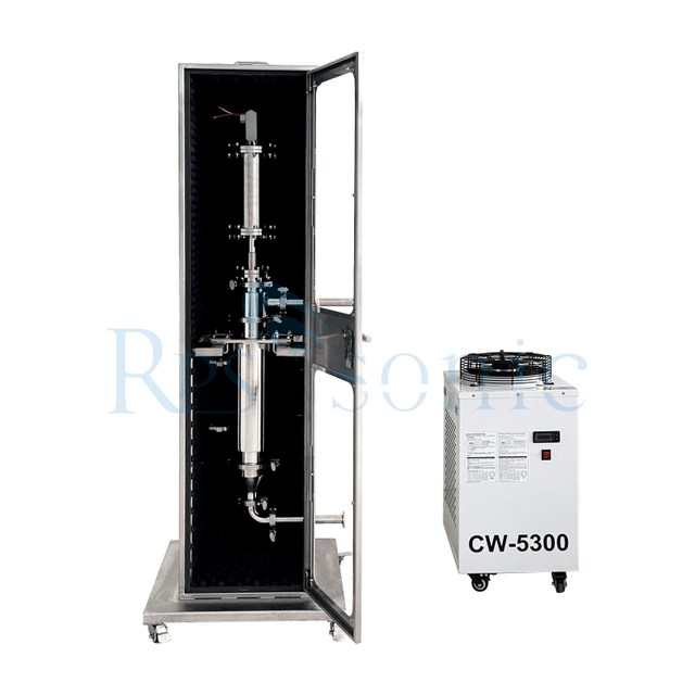 3000W Anti-explosion Ultrasonic Homogenizer for Ethyl Alcohol Processing with Sound-proof Box