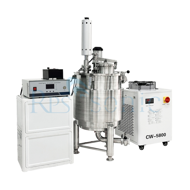 50L Industrial Ultrasonic Mixing Equipment Ultrasonic Homogenizer Extractor with Tank for Mushroom Extraction