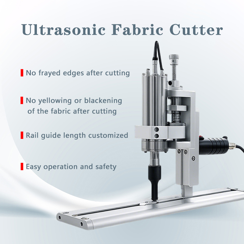 Ultrasonic Sealing And Cutting Cutter with Rail Guide for Blinds, Curtains And Awnings Cutting