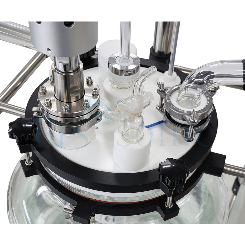 100L Glass Reactor Ultrasonic Mixer Ultrasonic Homogenizer Equipment for Graphene Dispersion