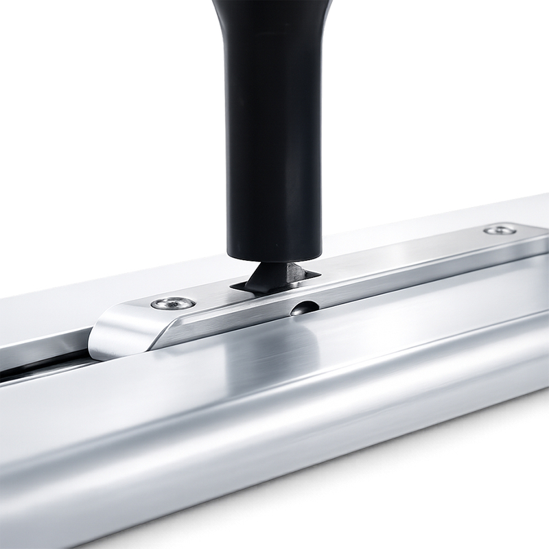 Ultrasonic Sealing And Cutting Cutter with Rail Guide for Blinds, Curtains And Awnings Cutting