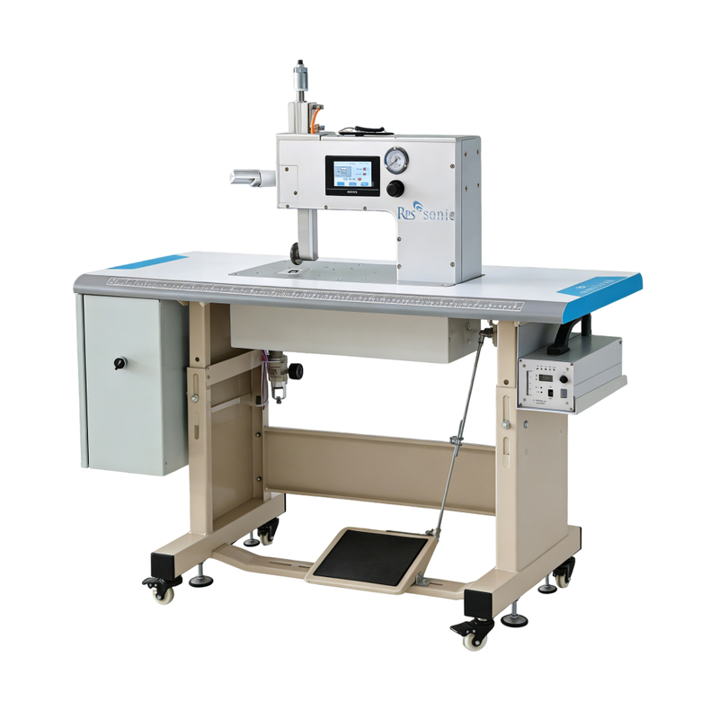 30Khz Ultrasonic Sewing Machine with Rotary Anvils & Rotary Horn for Lamination And Edge Sealing