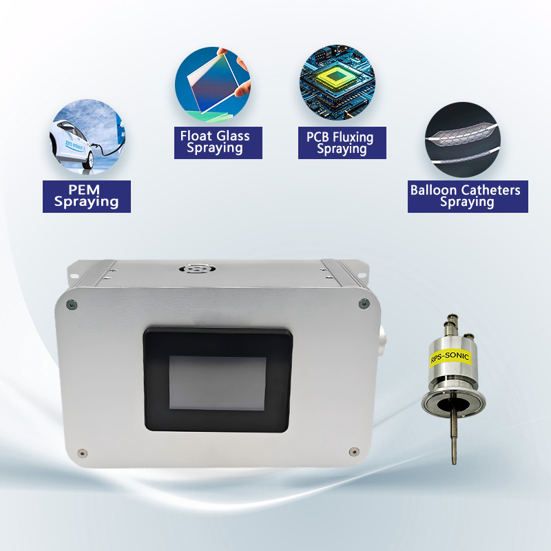 High Frequency 60khz Ultrasonic Spray Nozzle Spraying Coating Machine for Low viscosity silane