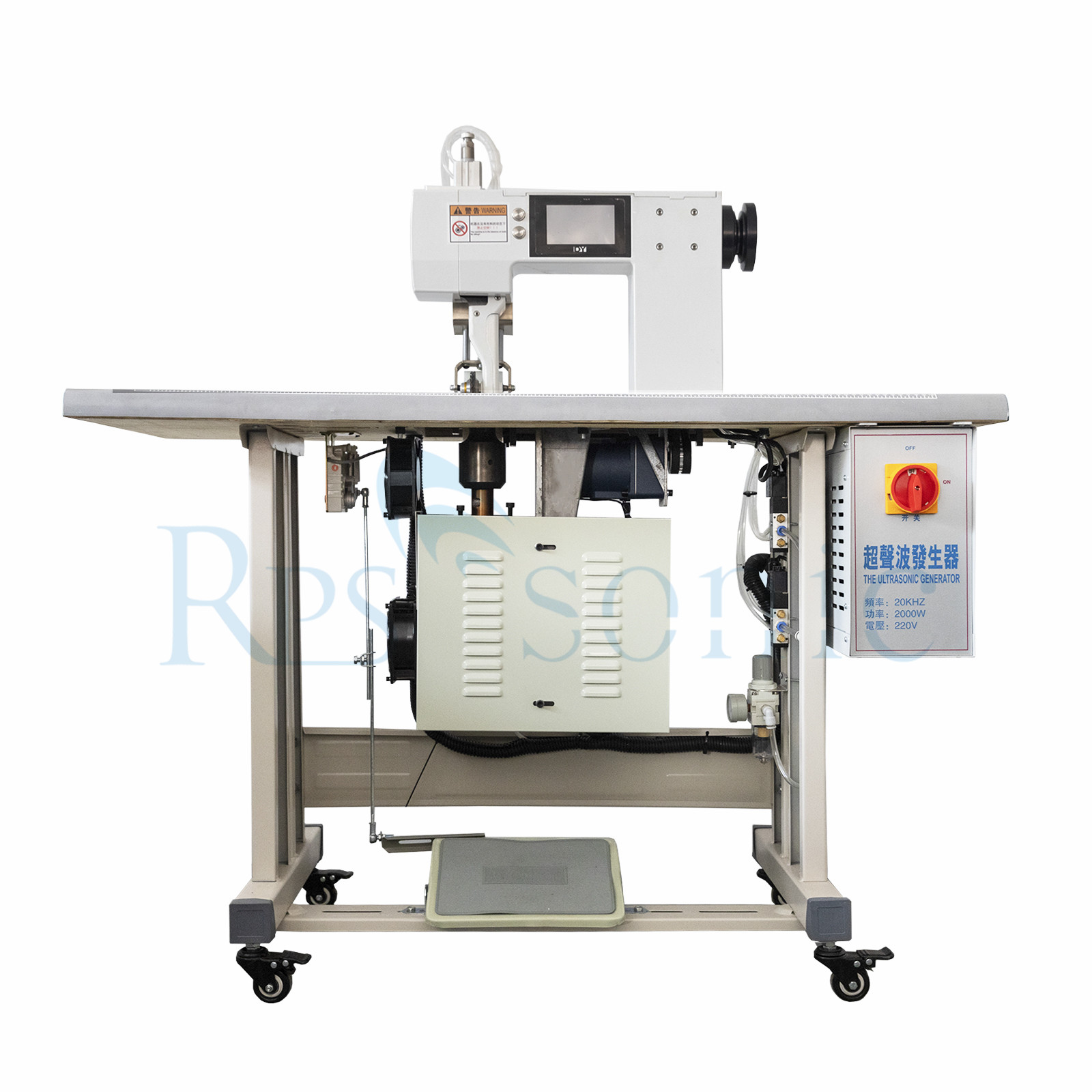 New Non-Woven Fibet Ultrasonic Lace Sewing Machine of Production Tablecloth