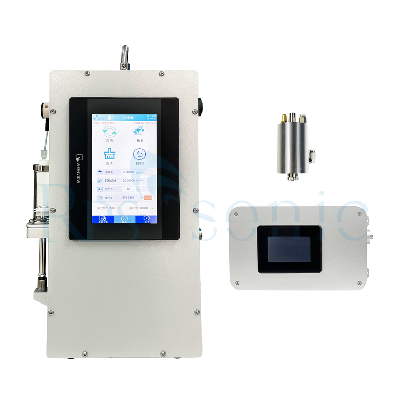 High Precision Customized Single Syringe Pump for Ultrasonic Spray Coating Graphene And Nanosuspension