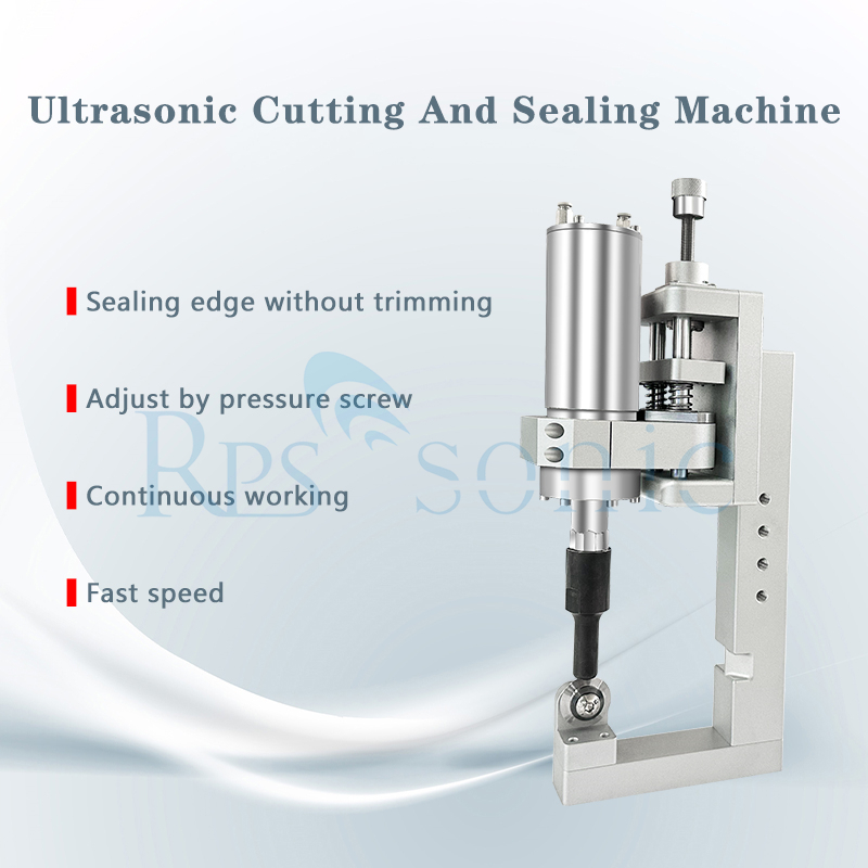 Ultrasonic Sealing And Cutting Machine with Roller Wheel Slitting Machine for Fabric Welding And Cutting