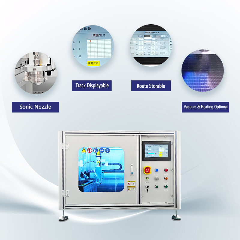 High Precision 50khz Ultrasonic Spray Nozzle Atomization Machine for Nanoparticles Coating