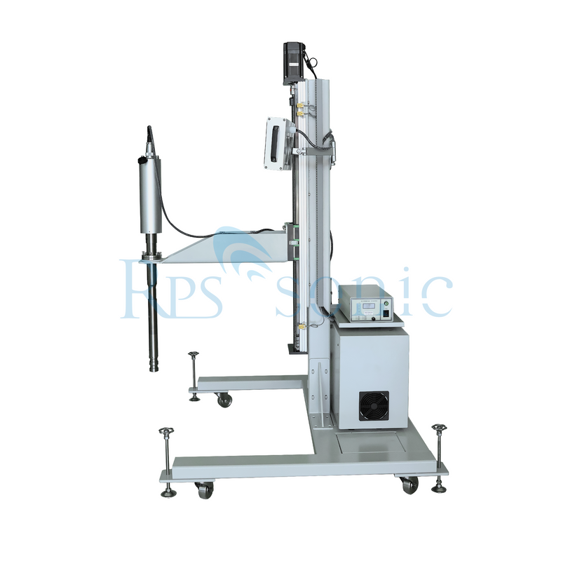 Automatic Ultrasonic Metal Melt Machine for Aluminum Liquid Processing with Adjustable Holder
