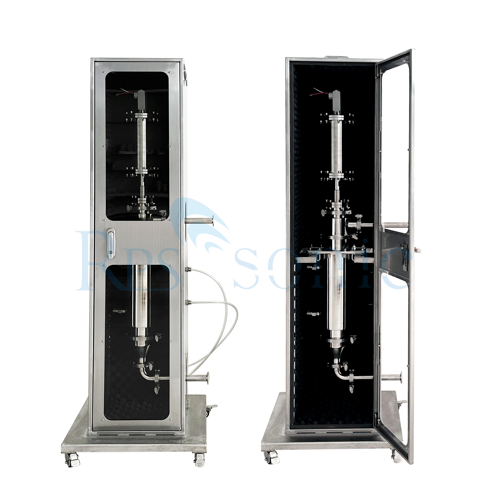3000W Anti-explosion Ultrasonic Homogenizer for Ethyl Alcohol Processing with Sound-proof Box