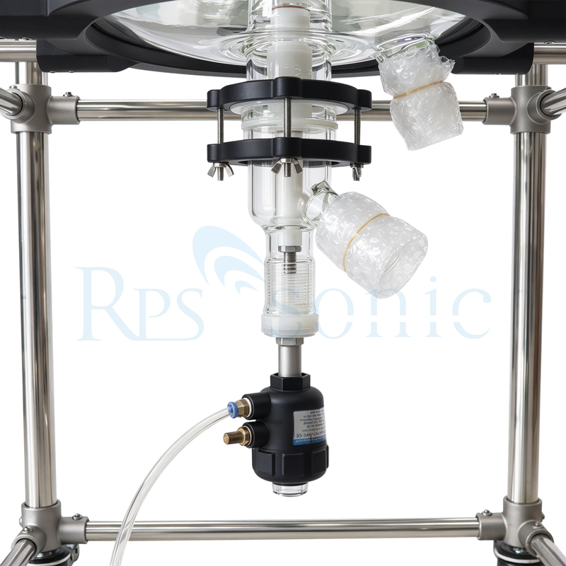 100L Glass Reactor Ultrasonic Mixer Ultrasonic Homogenizer Equipment for Graphene Dispersion
