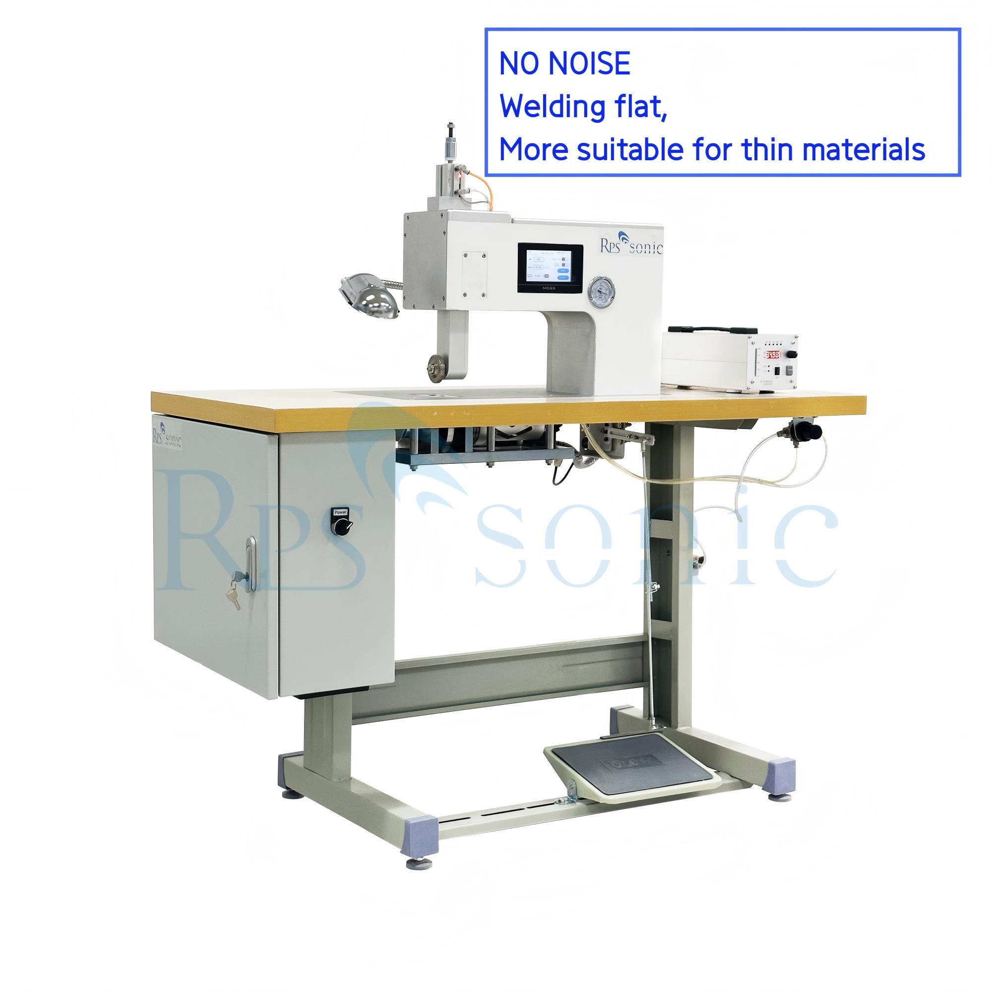 30Khz Ultrasonic Sewing Machine with Rotary Anvils & Rotary Horn for Lamination And Edge Sealing
